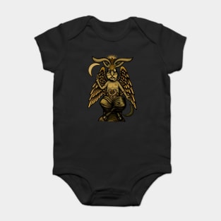 Rabphomet Occult Rabbit Baphomet Baby Bodysuit